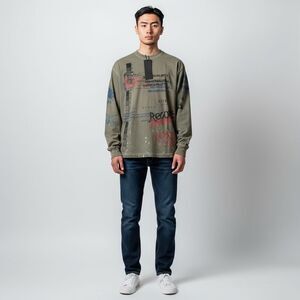 INDVLST (Individualist Lab) "Test Print" Longsleeve T-Shirt